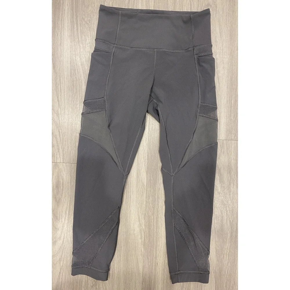 Women Gray Vented Lululemon 22.5